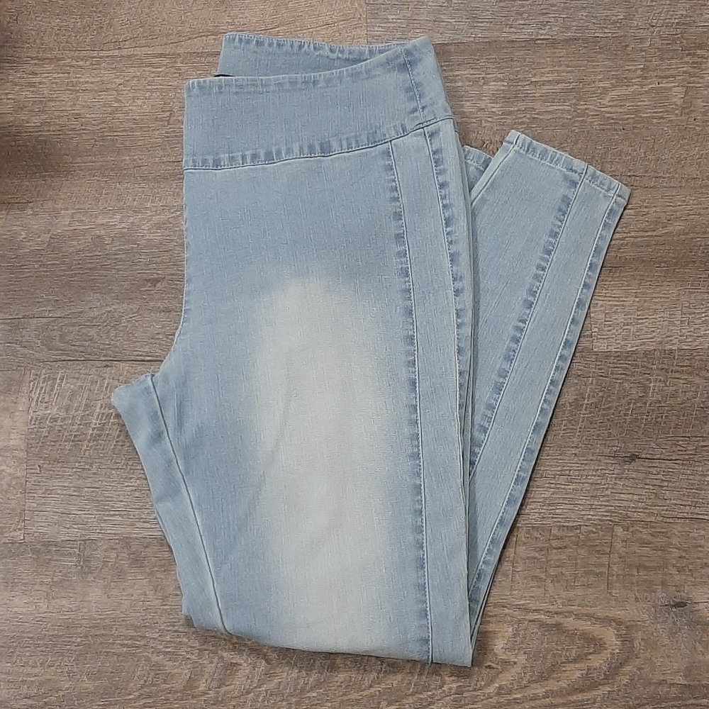 G by Giuliana Jeans Pull On Stretch Women's Jeans Size 14 No pockets Light Blue
